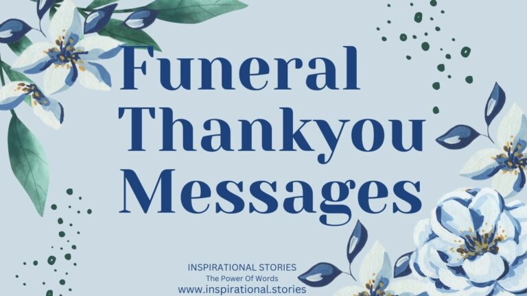 Messages To Write In A Funeral Thank You Note