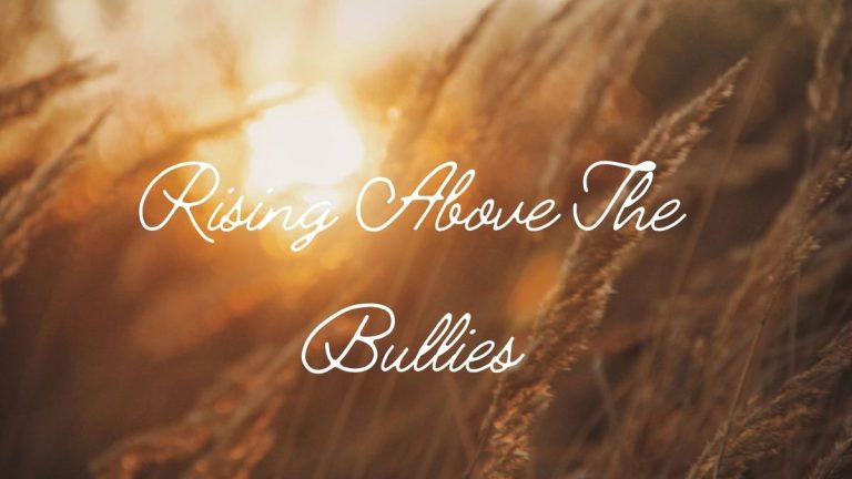 How To Deal With A Bully!