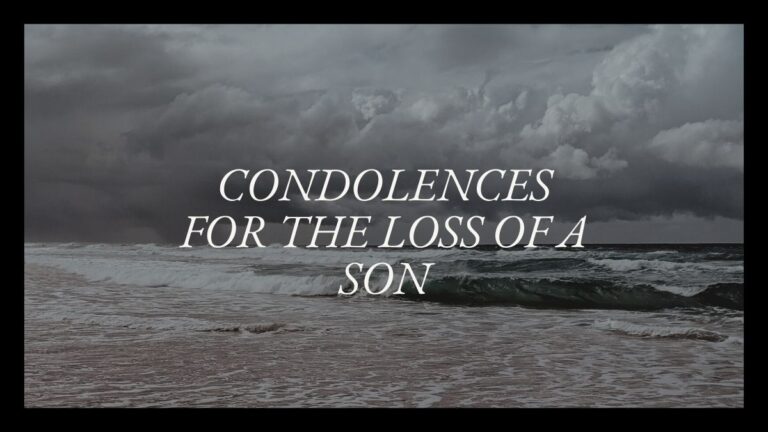 Sympathy Messages To Comfort A Grieving Soul From The Loss Of A Son Sympathy Messages To Comfort A Grieving Soul From The Loss Of A Son