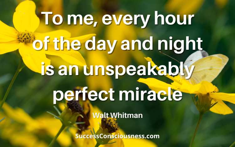 Walt Whitman Quotes on Nature, Spirituality and Mysticism