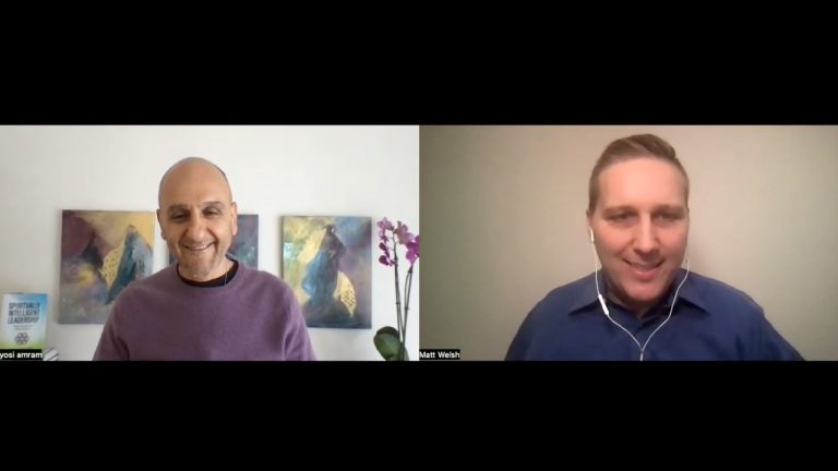 Interview with Dr. Yosi Amram, author of “Spiritually Intelligent Leadership: How to Inspire by Being Inspired”