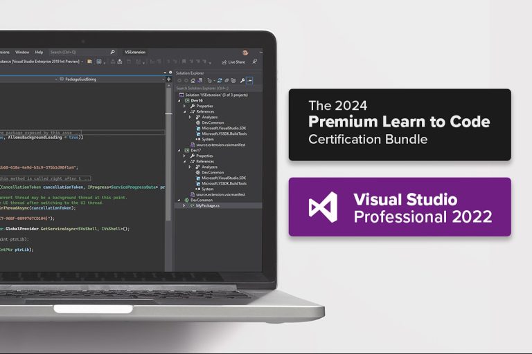 Improve Programming with Visual Studio and a Learn to Code Bundle for $56 Improve Programming with Visual Studio and a Learn to Code Bundle for $56