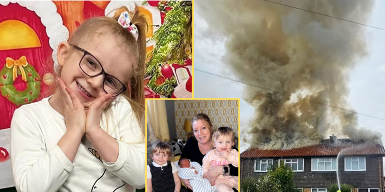 6-Year-Old Girl Runs Into Burning House To Save Her Family