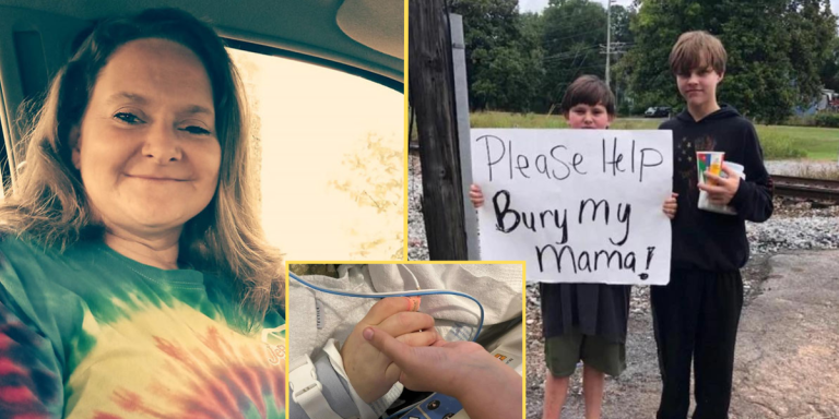 Boy Begs For Money For Mom’s Burial With Heartbreaking Sign Boy Begs For Money For Mom’s Burial With Heartbreaking Sign