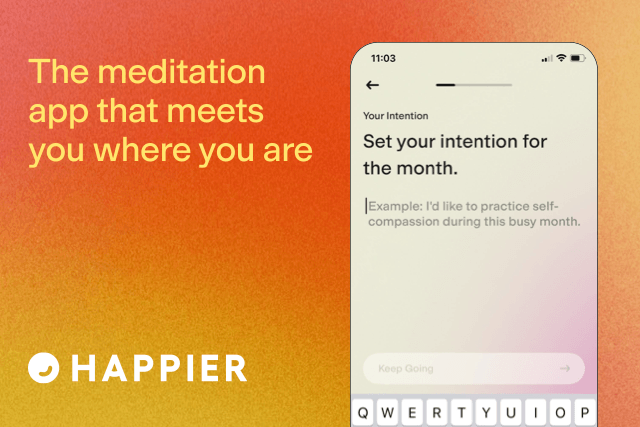 Free Offer: One year of the Happier Meditation App Free Offer: One year of the Happier Meditation App